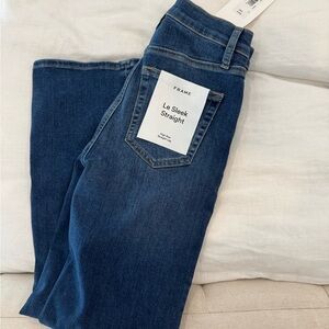 Frame Denim Women's Straight Leg Jeans - Blue